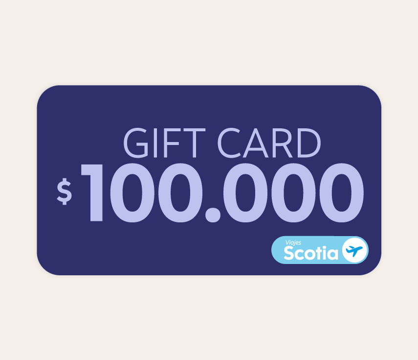 Gift Card Viajes Scotia $100.000